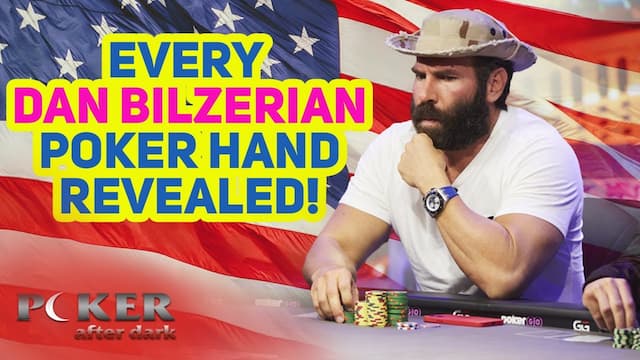 A thumbnail of a YouTube video with Dan on Poker After Dark