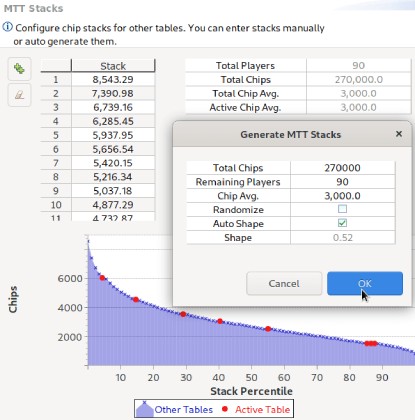 A screenshot of HoldemResources Calculator