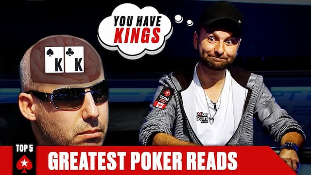 A YouTube video thumbnail of Negreanu best poker reads