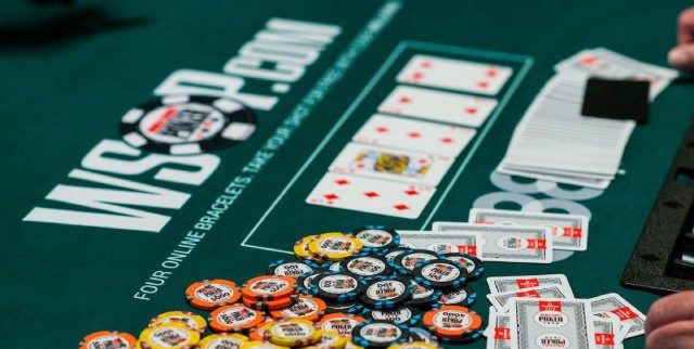 World Series of Poker casino table