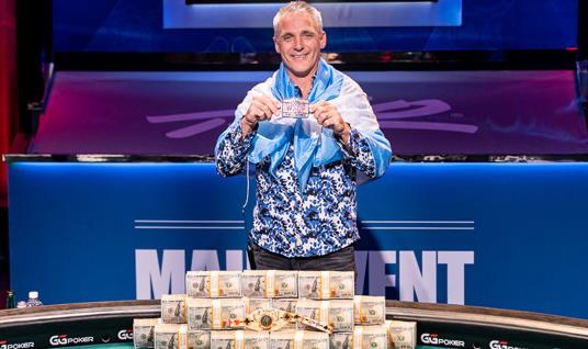 A picture of Damian Salas winner of the record breaking 2020 WSOP