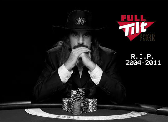 A picture of Chris Ferguson, a poker player advertising the Full Tilt Poker Room