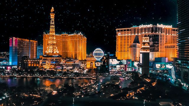 A picture of Las Vegas - city of every poker player