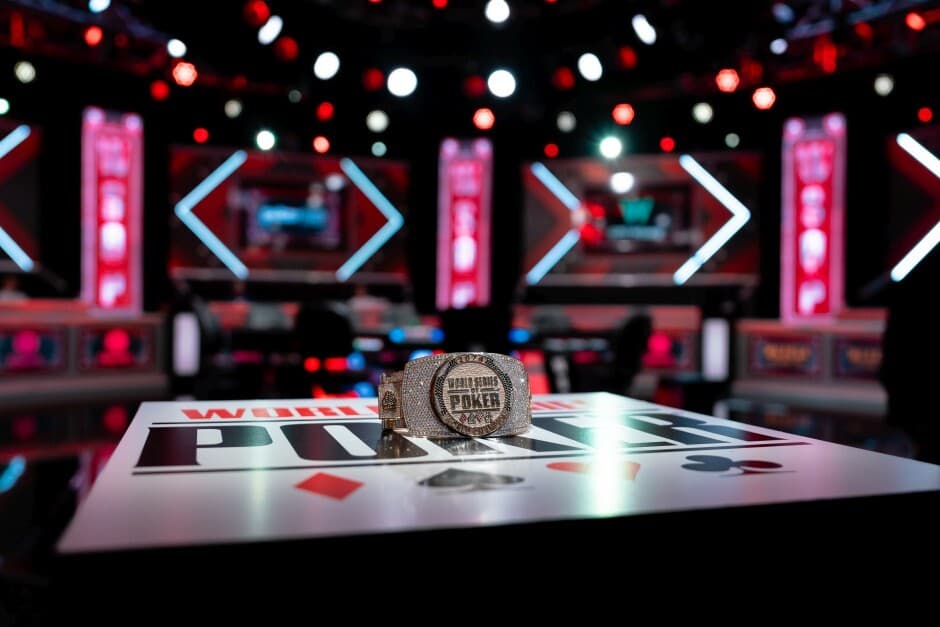 A photo of a World Series of Poker bracelet - Vegas is the best place for live poker